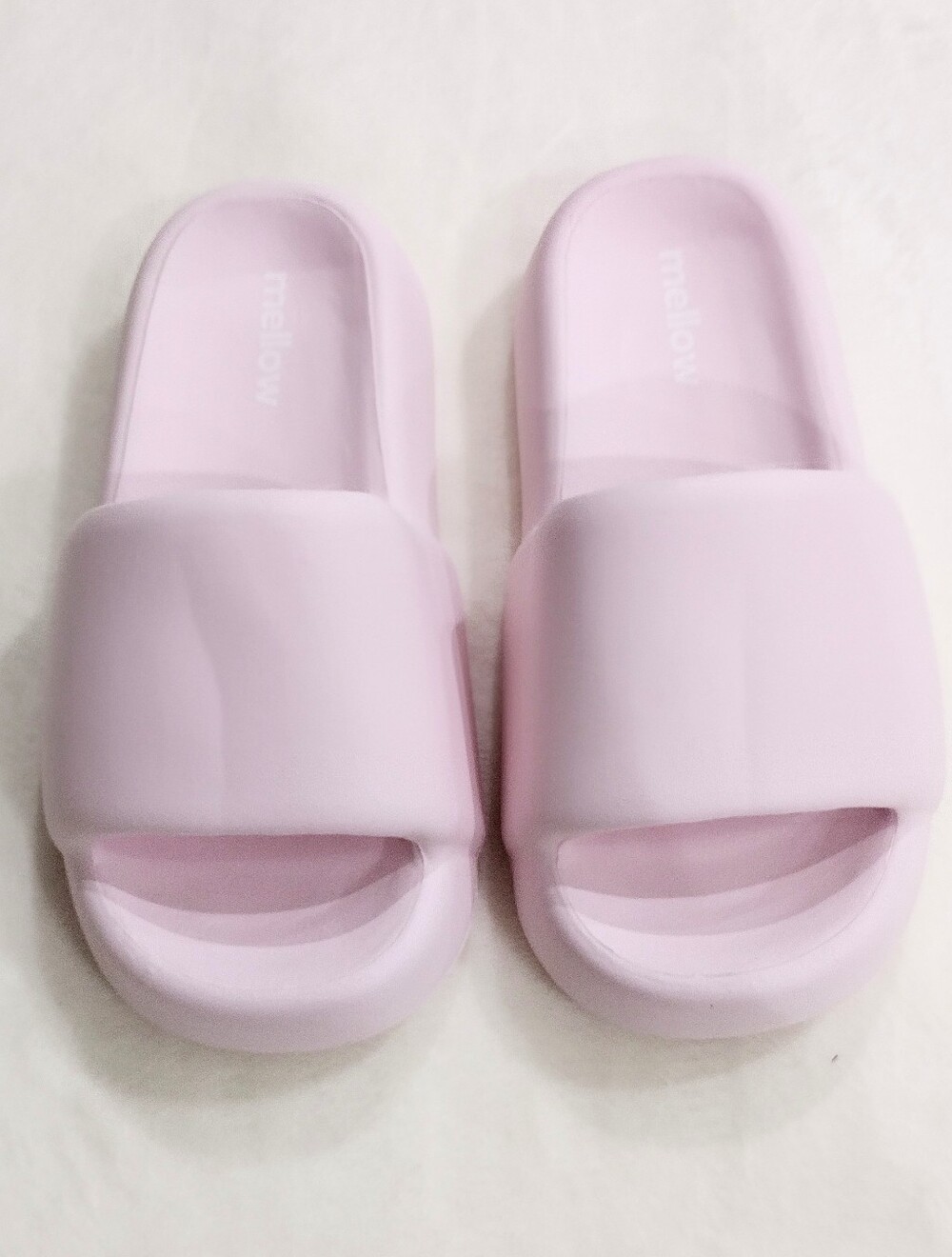 Mellow Pink Cushioned Slide Sandals for Women